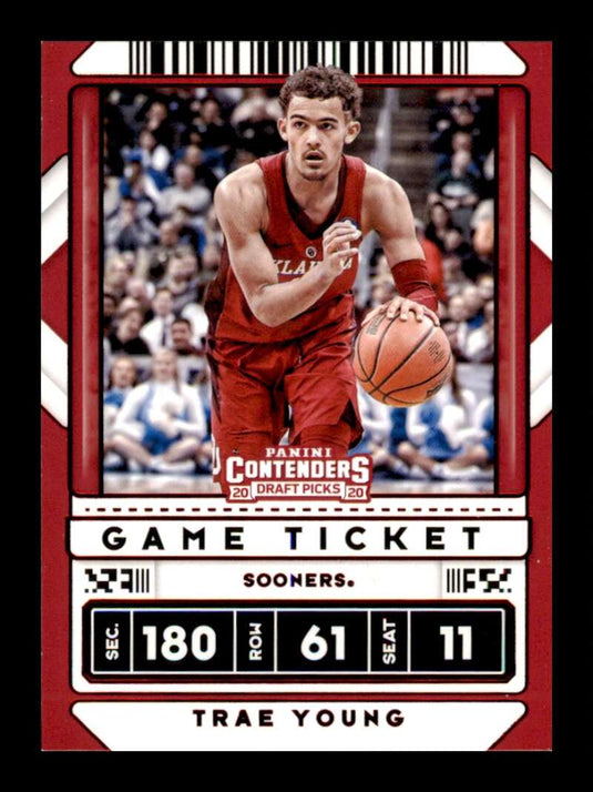 2019-20 Panini Contenders Draft Red Trae Young