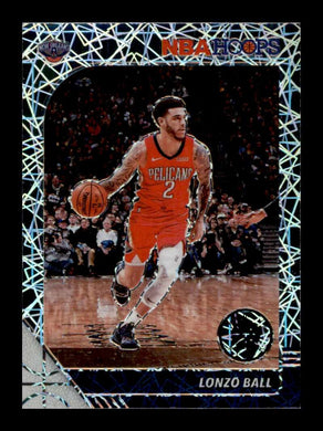 2019-20 Hoops Premium Stock Silver Lazer Prizm Lonzo Ball 