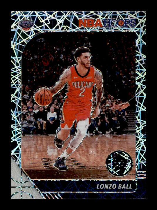 2019-20 Hoops Premium Stock Silver Lazer Prizm Lonzo Ball