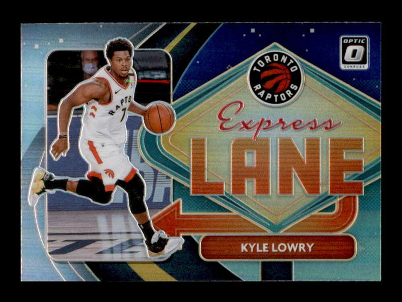 Load image into Gallery viewer, 2020-21 Donruss Optic Express Lane Silver Prizm Kyle Lowry #7 Image 1
