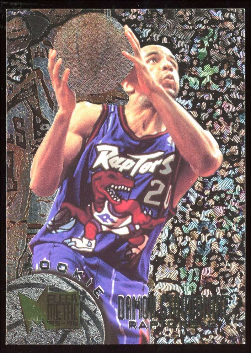 Load image into Gallery viewer, 1995-96 Fleer Metal Damon Stoudamire #200 Rookie RC Image 1
