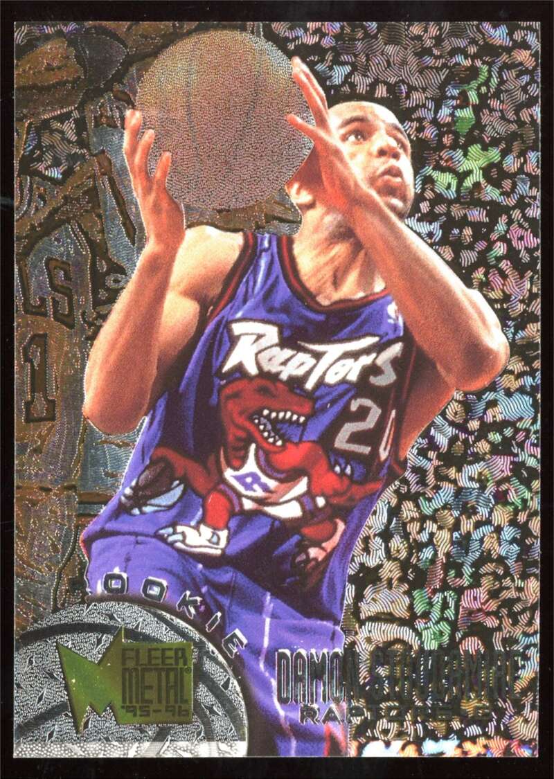 Load image into Gallery viewer, 1995-96 Fleer Metal Damon Stoudamire #200 Rookie RC Image 1
