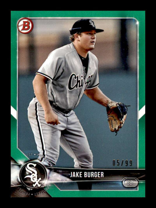 2018 Bowman Prospects Green Jake Burger