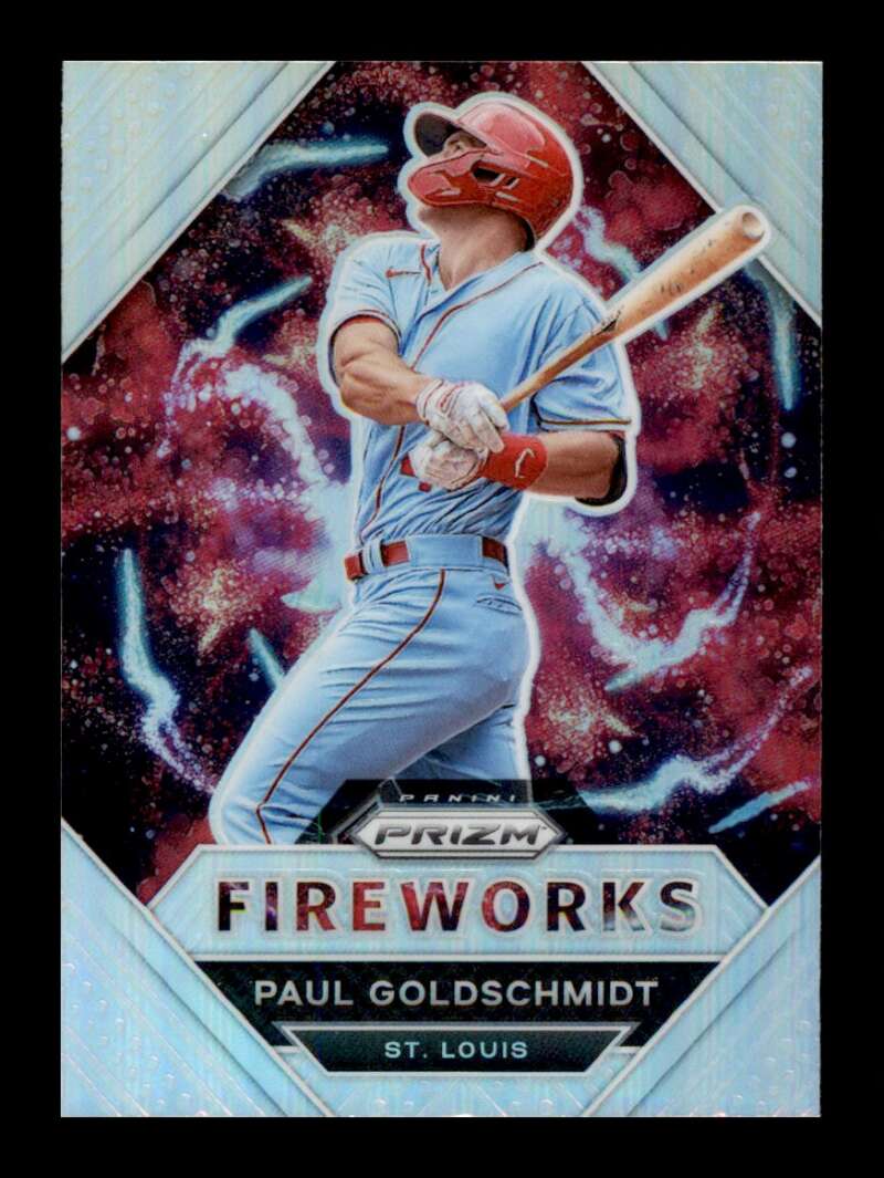 Load image into Gallery viewer, 2021 Panini Prizm Fireworks Silver Prizm Paul Goldschmidt #FW8 Short Print SP Image 1
