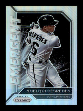 2021 Panini Prizm Emergent Silver Prizm Yoelqui Cespedes 