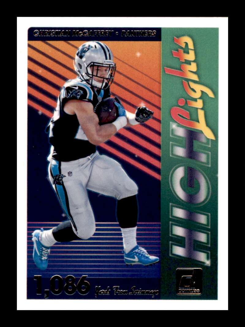 Load image into Gallery viewer, 2018 Donruss Highlights Christian McCaffrey #H-3 Image 1
