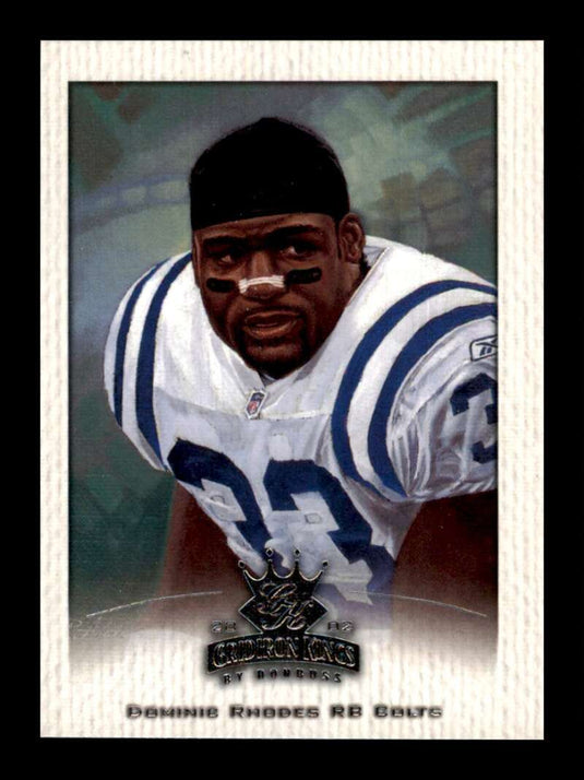 2002 Donruss Gridiron Kings Dominic Rhodes