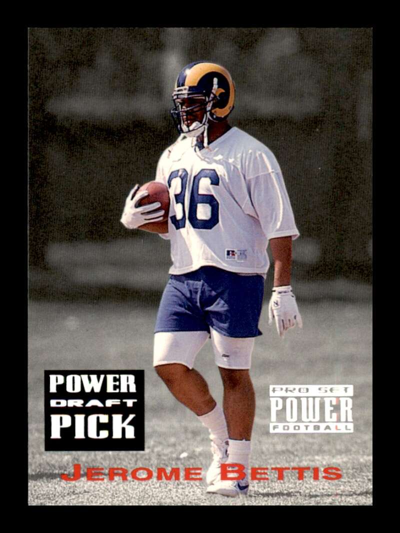 Load image into Gallery viewer, 1993 Pro Set Power Draft Picks Jerome Bettis #PDP14 Rookie RC Image 1
