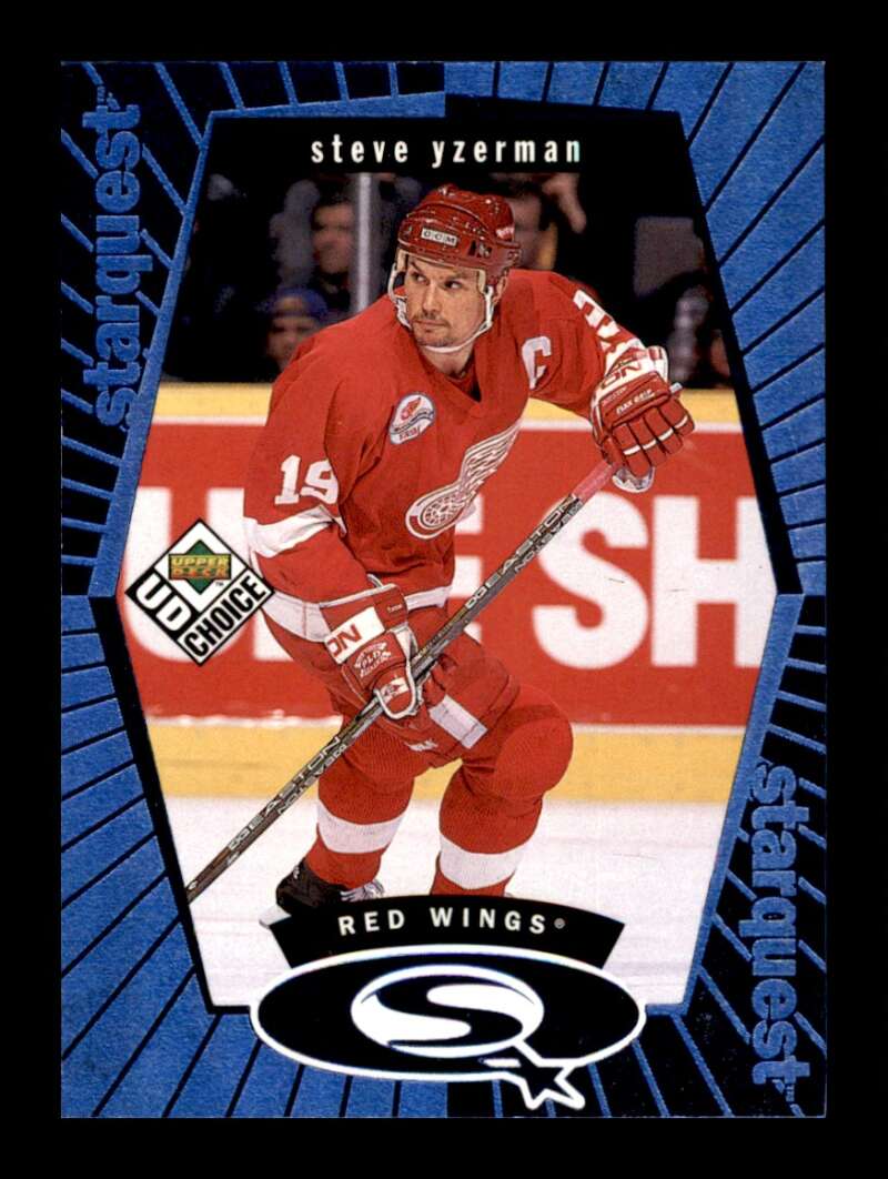 Load image into Gallery viewer, 1998-99 UD Choice StarQuest Blue Steve Yzerman #SQ18 Image 1
