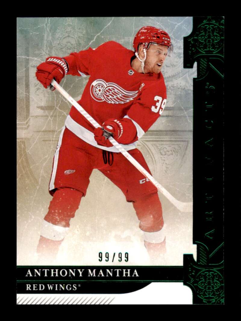 Load image into Gallery viewer, 2019-20 Upper Deck Artifacts Emerald Anthony Mantha #18 Short Print SP /99 Image 1

