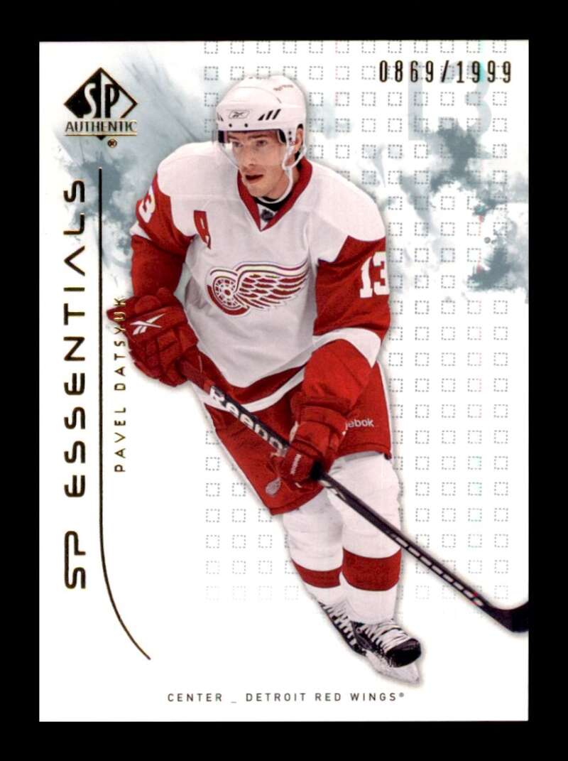 Load image into Gallery viewer, 2009-10 SP Authentic SP Essentials Pavel Datsyuk #144 SP /1999-2000 Image 1
