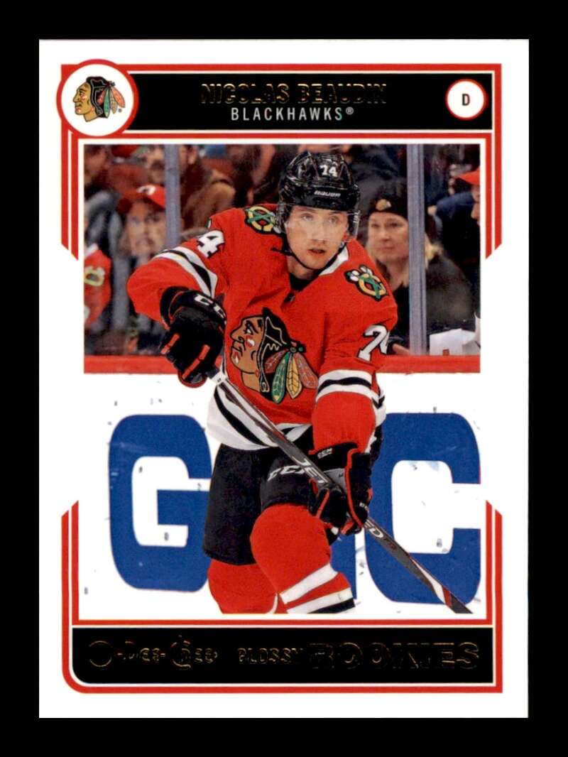 Load image into Gallery viewer, 2020-21 Upper Deck O-Pee-Chee Glossy Rookies Nicolas Beaudin #R-10 Rookie RC Image 1
