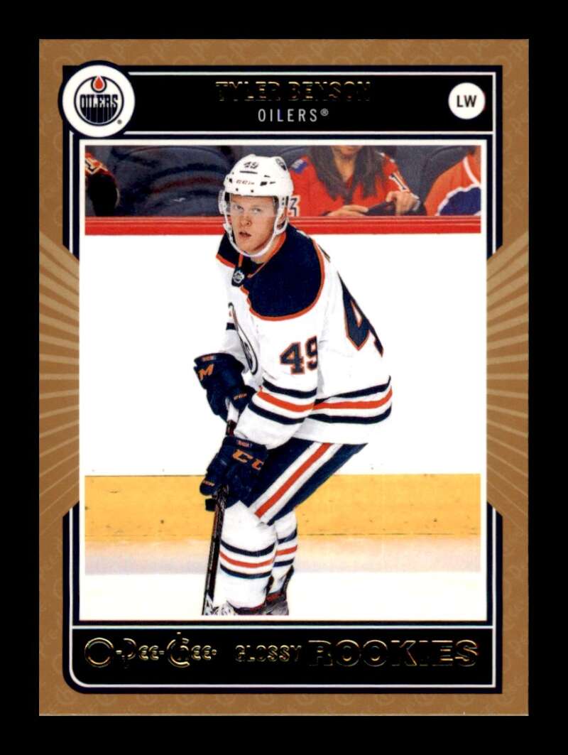 Load image into Gallery viewer, 2020-21 Upper Deck O-Pee-Chee Glossy Rookies Bronze Tyler Benson #R-5 Rookie RC Image 1
