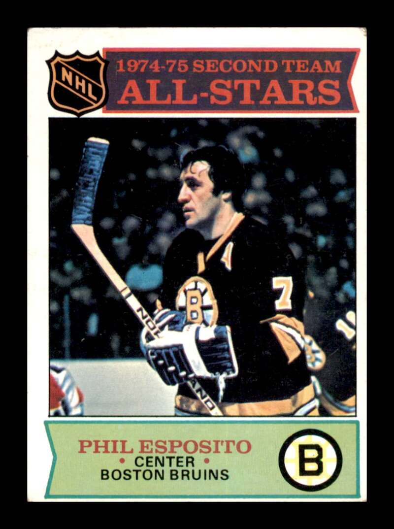 Load image into Gallery viewer, 1975-76 Topps Phil Esposito #292 Set Break Image 1

