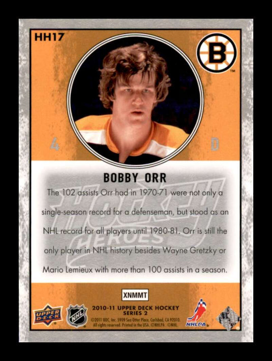 2010-11 Upper Deck Hockey Heroes Bobby Orr 