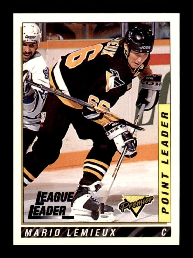 Load image into Gallery viewer, 1993-94 Topps Premier Mario Lemieux #185 Image 1
