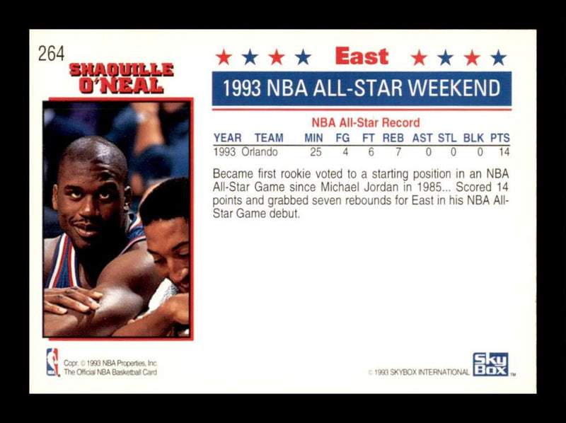 Load image into Gallery viewer, 1993-94 Hoops Shaquille O&#39;Neal #264 Image 2
