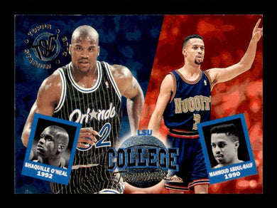 1994-95 Topps Stadium Club Shaquille O'Neal Mahmoud Abdul-Rauf 