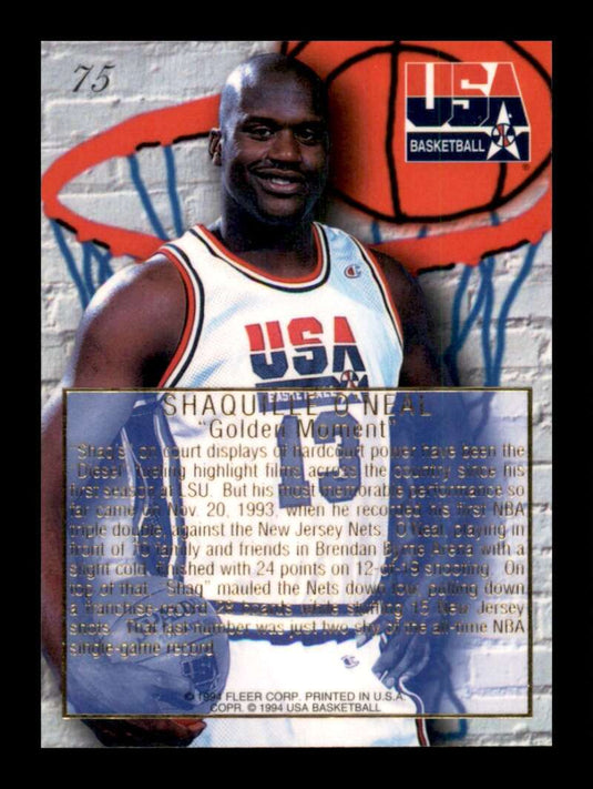 1994-95 Flair USA Shaquille O'Neal