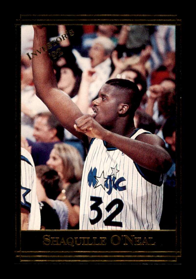 Load image into Gallery viewer, 1992 Investors Journal Gold Shaquille O&#39;Neal #106 Image 1
