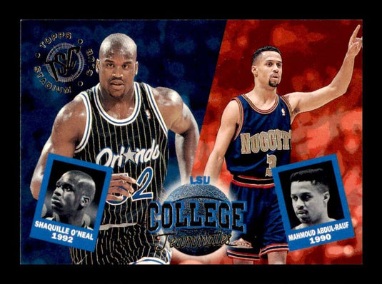 1994-95 Topps Stadium Club Shaquille O'Neal Mahmoud Abdul-Rauf