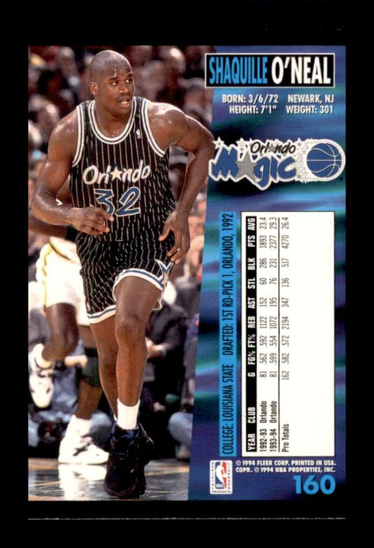 1994-95 Fleer Shaquille O'Neal