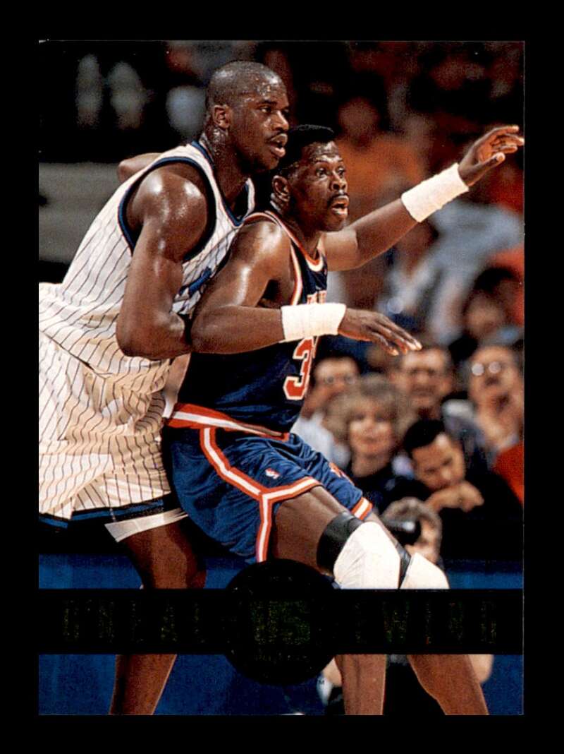 Load image into Gallery viewer, 1993-94 SkyBox Showdown Series Shaquille O&#39;Neal Patrick Ewing #SS2 Image 1
