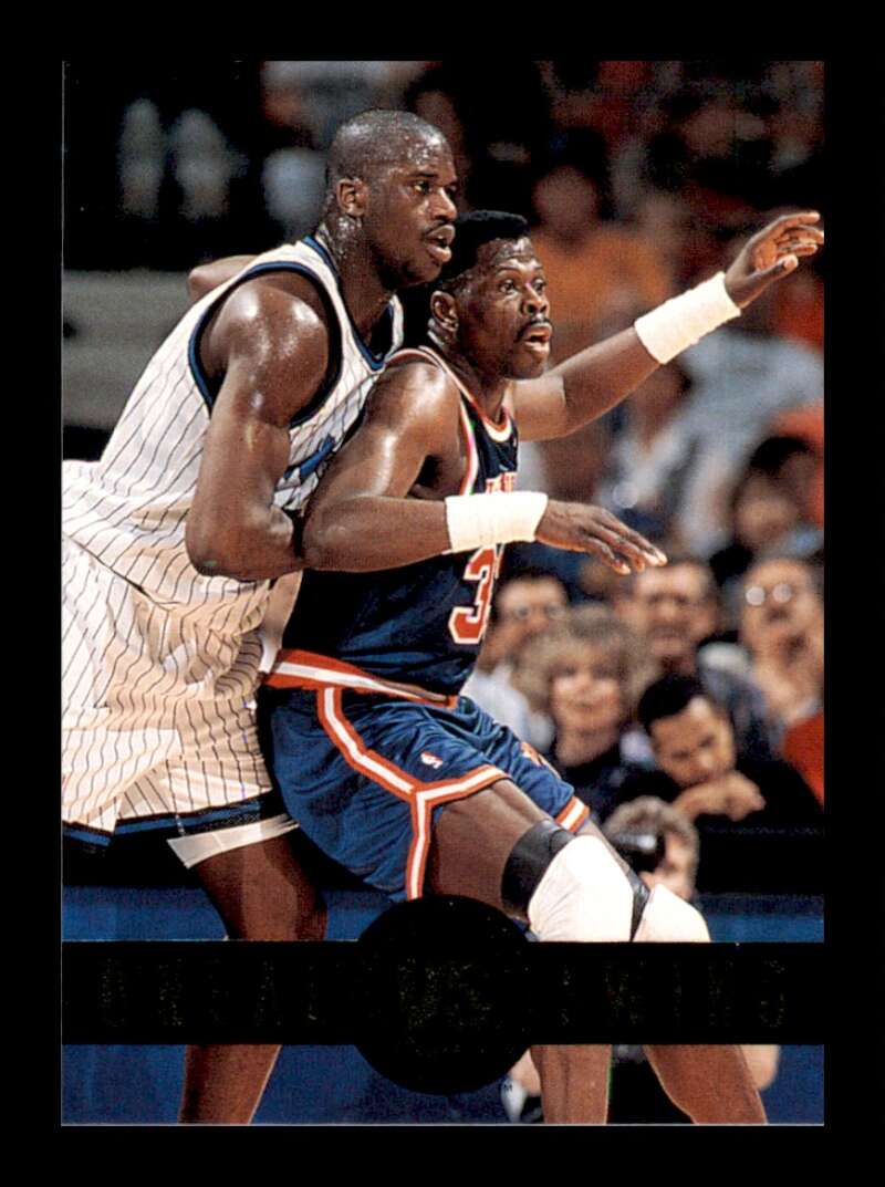 Load image into Gallery viewer, 1993-94 SkyBox Showdown Series Shaquille O&#39;Neal Patrick Ewing #SS2 Image 1
