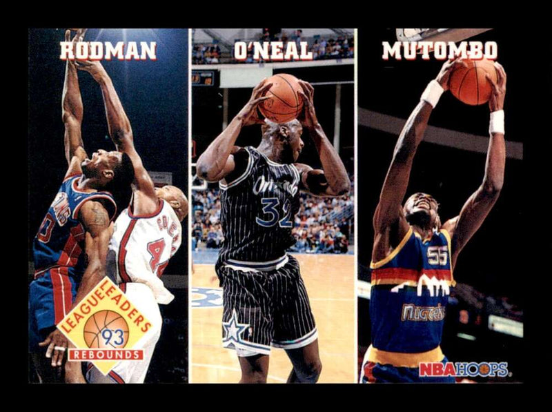 Load image into Gallery viewer, 1993-94 Hoops Rodman Shaquille O&#39;Neal Mutombo #284 Image 1
