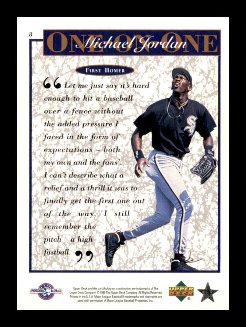 Load image into Gallery viewer, 1995 Upper Deck One On One Michael Jordan #8 Image 2
