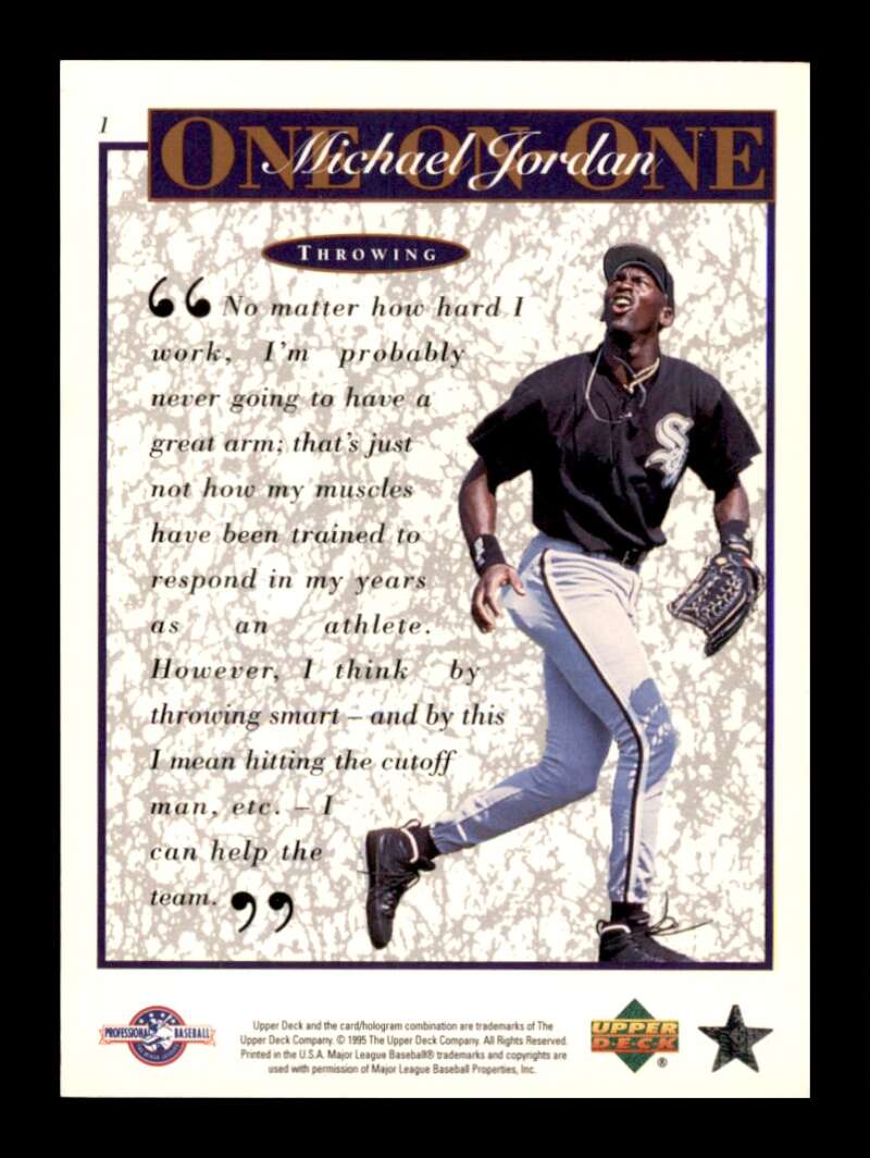 Load image into Gallery viewer, 1995 Upper Deck One On One Michael Jordan #1 Image 2
