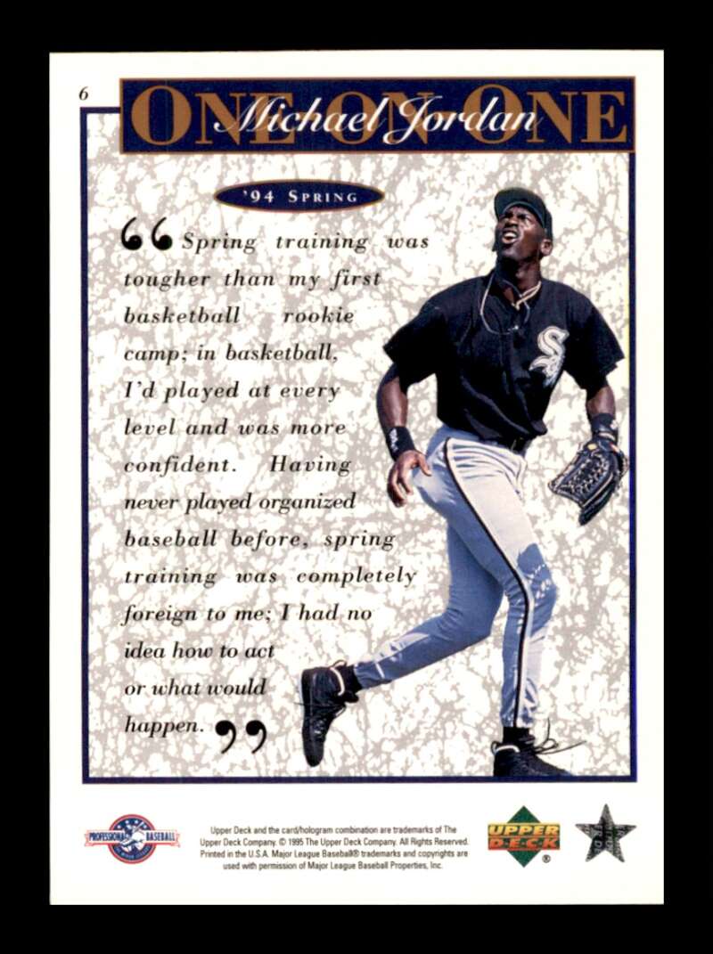 Load image into Gallery viewer, 1995 Upper Deck One On One Michael Jordan #6 Image 2

