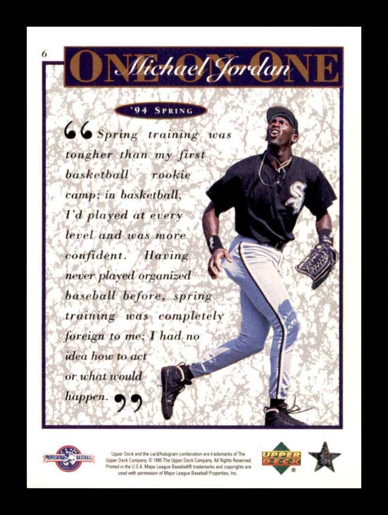 Load image into Gallery viewer, 1995 Upper Deck One On One Michael Jordan #6 Image 2
