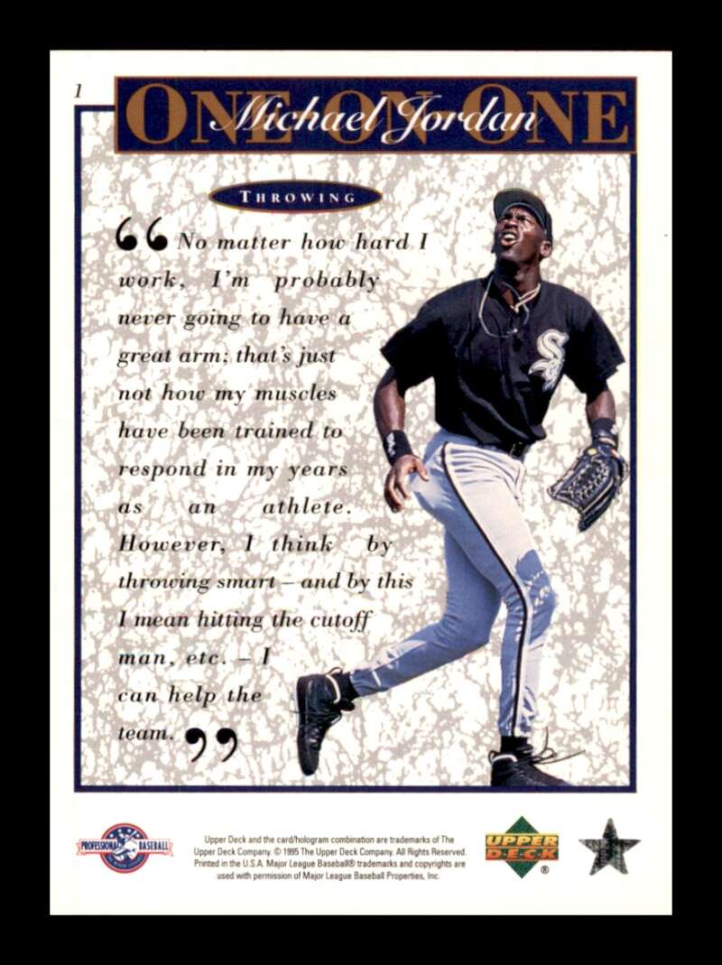 Load image into Gallery viewer, 1995 Upper Deck One On One Michael Jordan #1 Image 2
