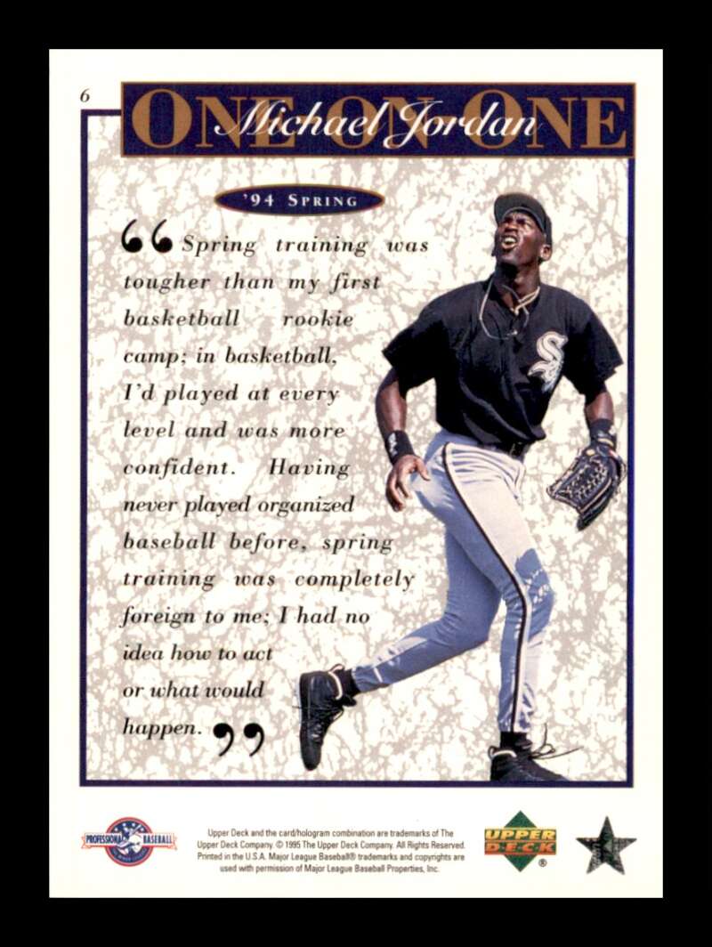 Load image into Gallery viewer, 1995 Upper Deck One On One Michael Jordan #6 Image 2
