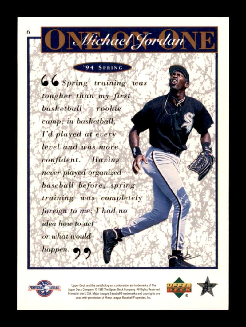 Load image into Gallery viewer, 1995 Upper Deck One On One Michael Jordan #6 Image 2
