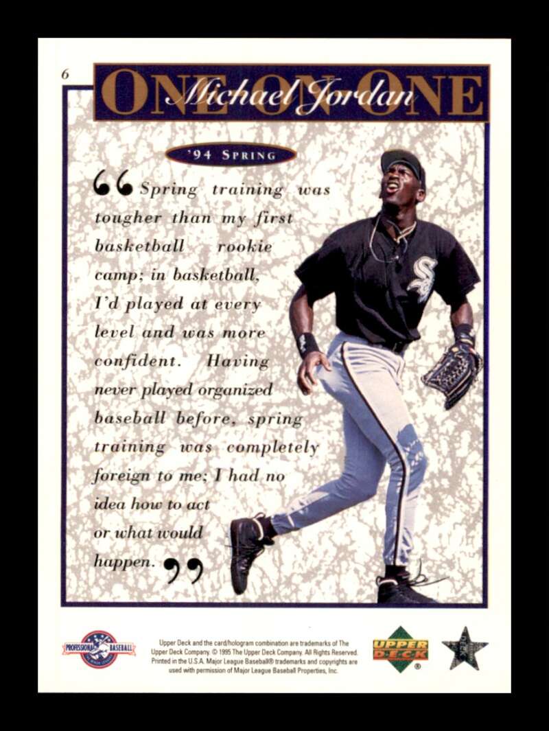 Load image into Gallery viewer, 1995 Upper Deck One On One Michael Jordan #6 Image 2
