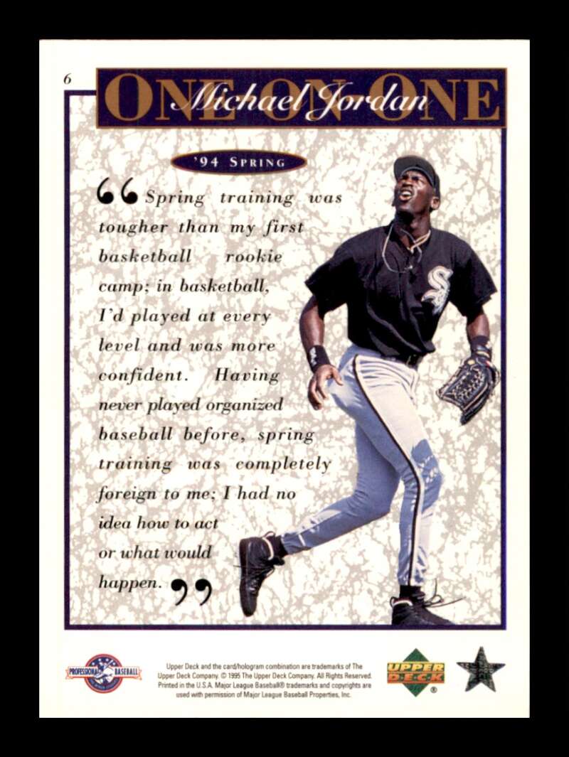 Load image into Gallery viewer, 1995 Upper Deck One On One Michael Jordan #6 Image 2
