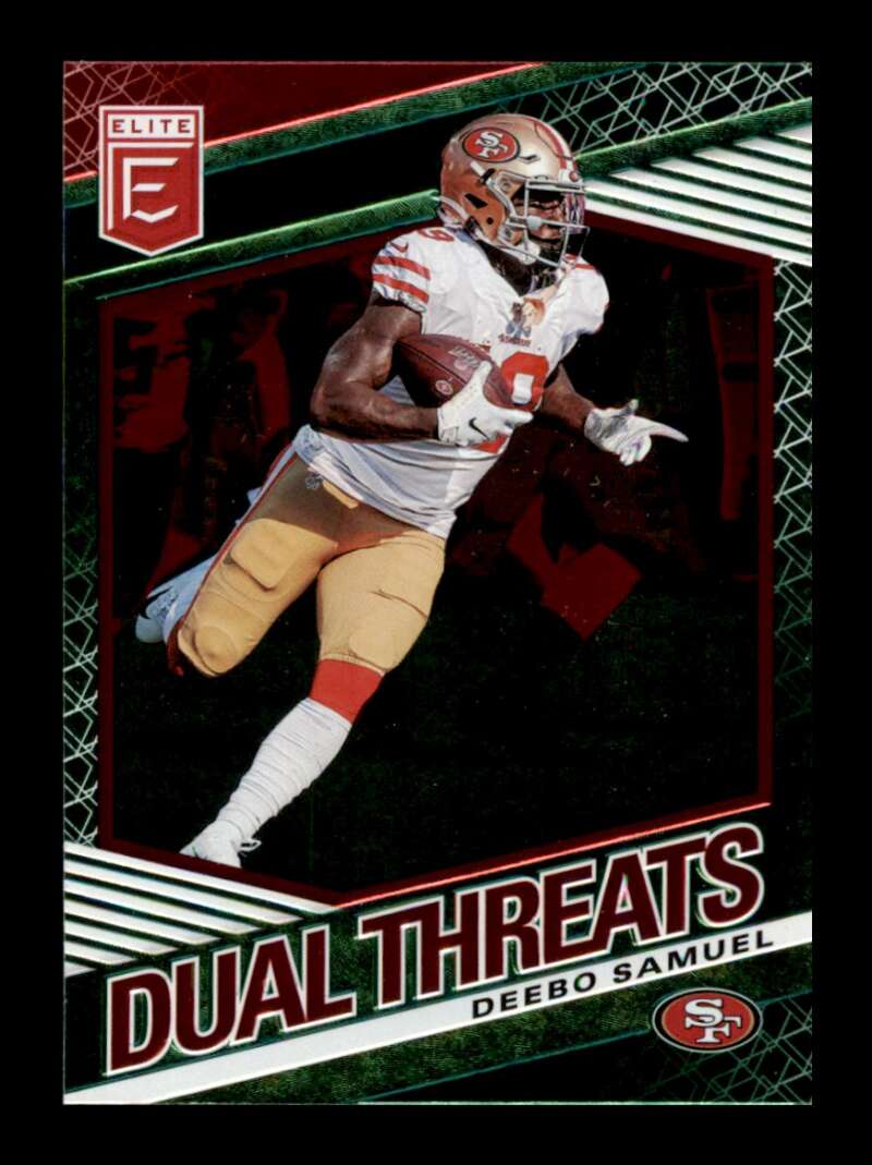 Load image into Gallery viewer, 2020 Donruss Elite Dual Threats Green Deebo Samuel #1 Image 1
