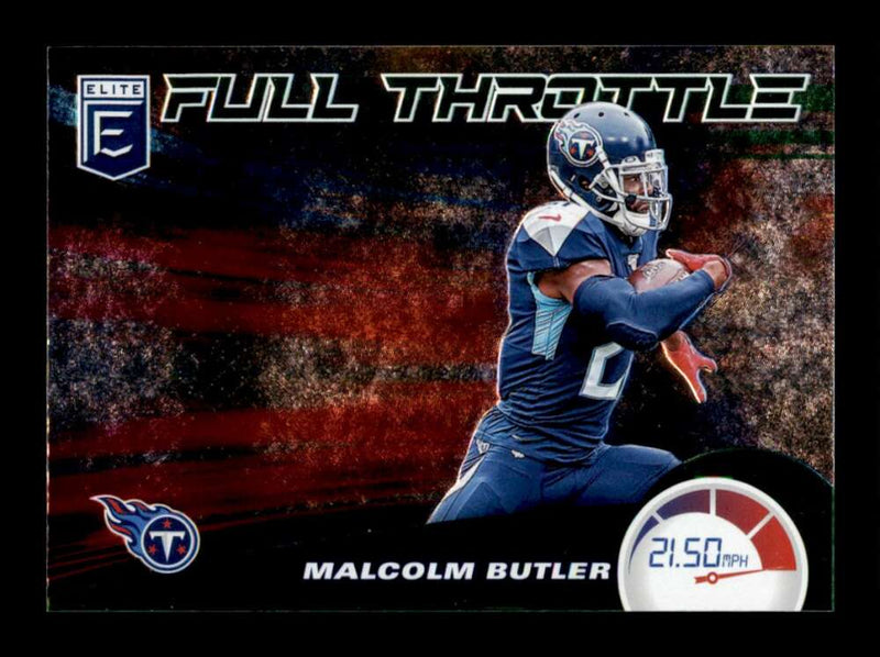 Load image into Gallery viewer, 2020 Donruss Elite Full Throttle Green Malcolm Butler #18 Image 1
