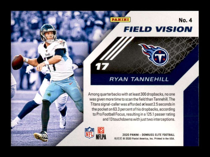 Load image into Gallery viewer, 2020 Donruss Elite Field Vision Green Ryan Tannehill #4 Image 2
