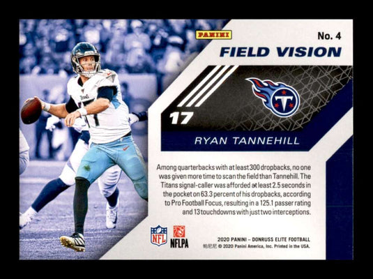 2020 Donruss Elite Field Vision Green Ryan Tannehill