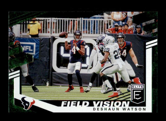 2020 Donruss Elite Field Vision Green Deshaun Watson