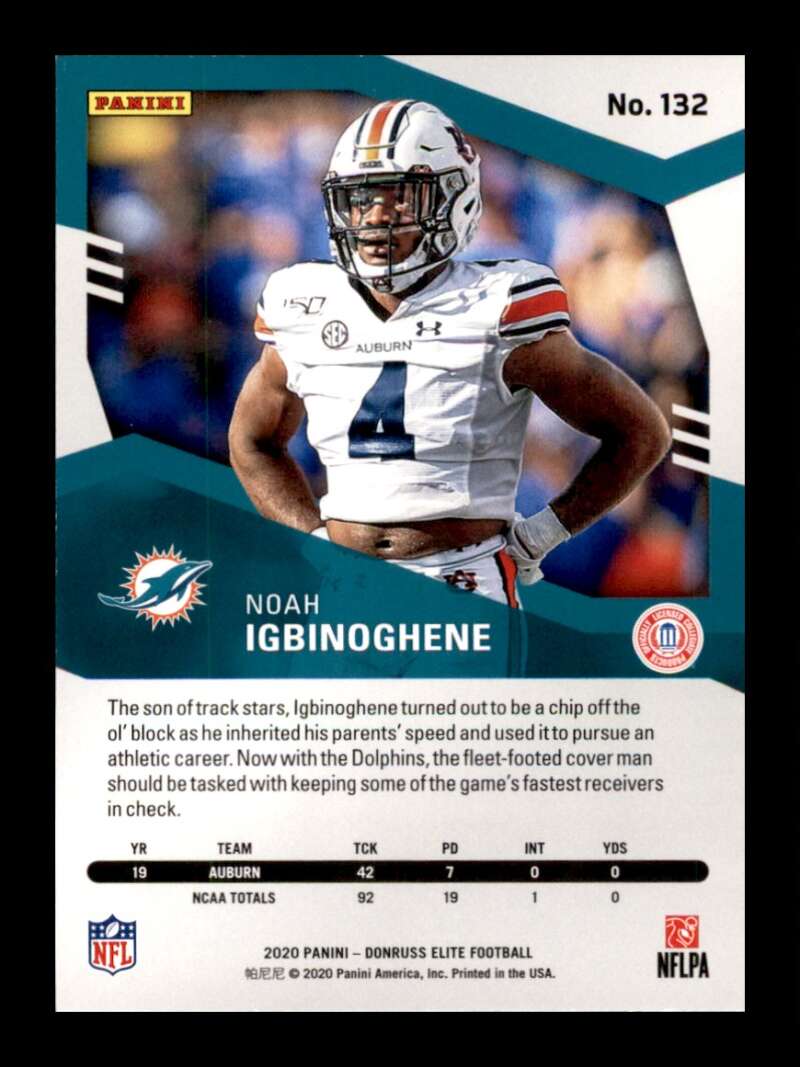 Load image into Gallery viewer, 2020 Donruss Elite Pink Noah Igbinoghene #132 Rookie RC Image 2
