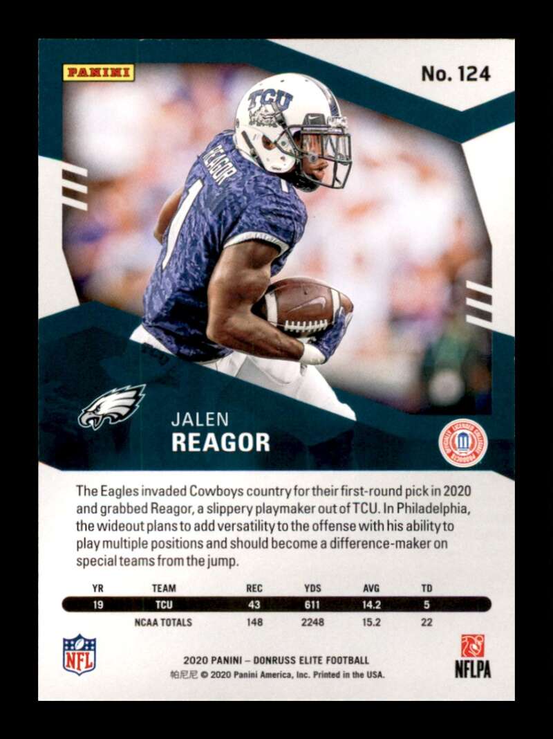 Load image into Gallery viewer, 2020 Donruss Elite Pink Jalen Reagor #124 Rookie RC Image 2
