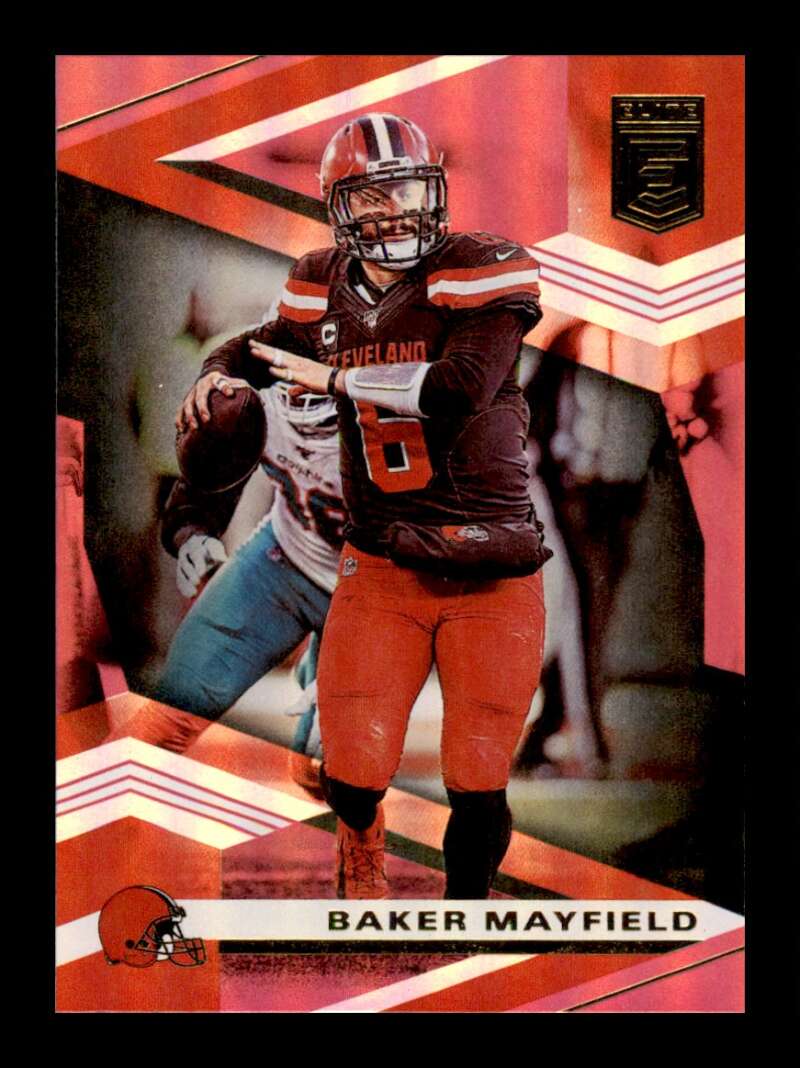 Load image into Gallery viewer, 2020 Donruss Elite Pink Baker Mayfield #24 Image 1
