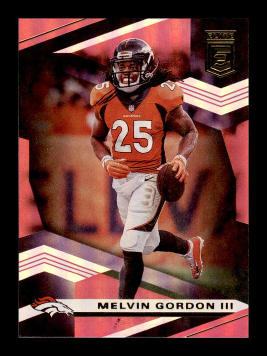 2020 Donruss Elite Pink Melvin Gordon III