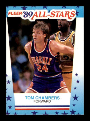 1989-90 Fleer All Star Sticker Tom Chambers 