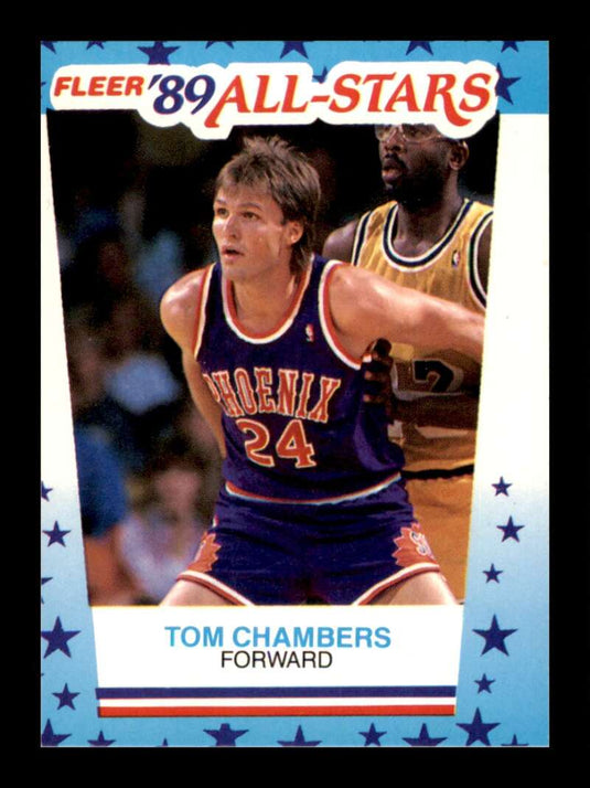 1989-90 Fleer All Star Sticker Tom Chambers 