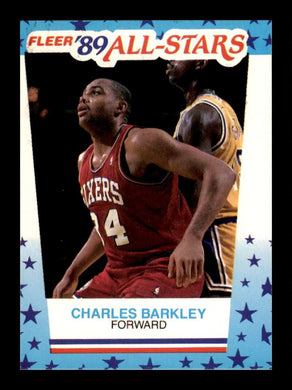 1989-90 Fleer All Star Sticker Charles Barkley 